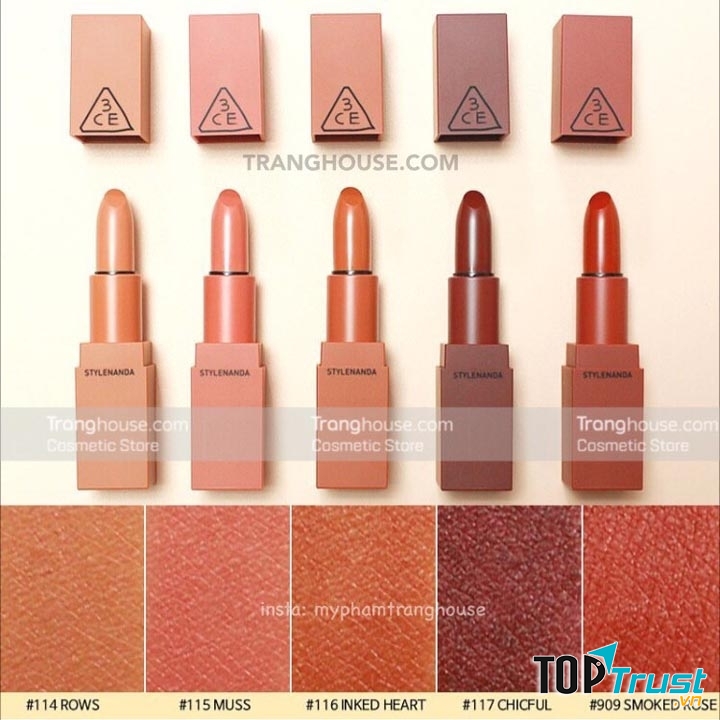 3CE Mood Recipe Colors.