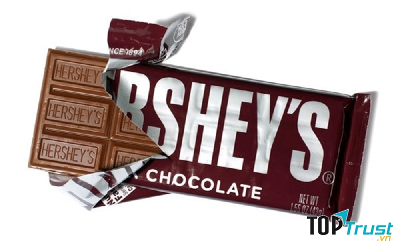 Sản phẩm của Hershey's khi đến tay khách hàng