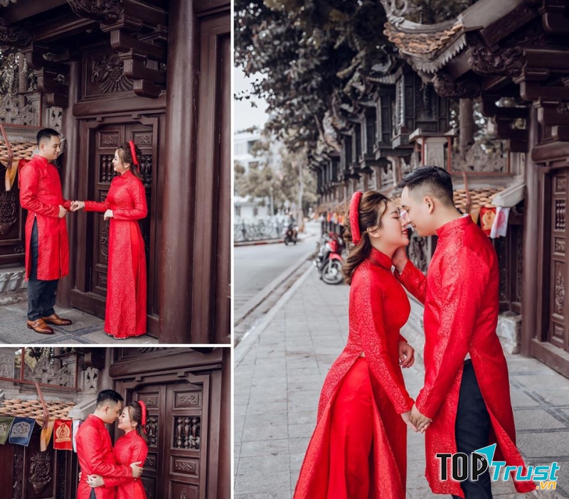 Áo dài cưới đẹp và thu hút ánh nhìn