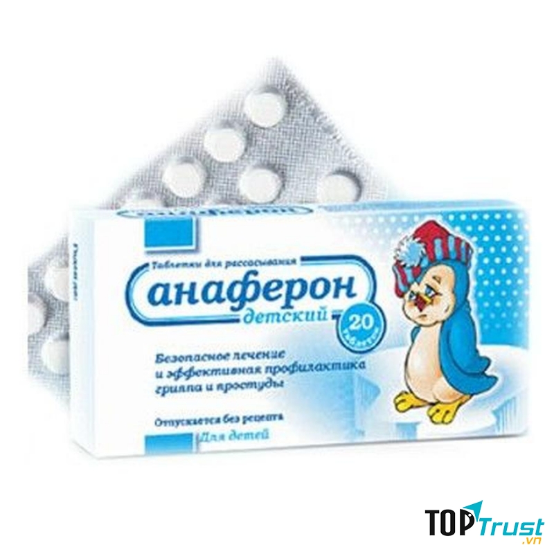 Anaferon Tăng Cường Sức Đề Kháng Cho Trẻ Của Nga Hộp 20 Viên