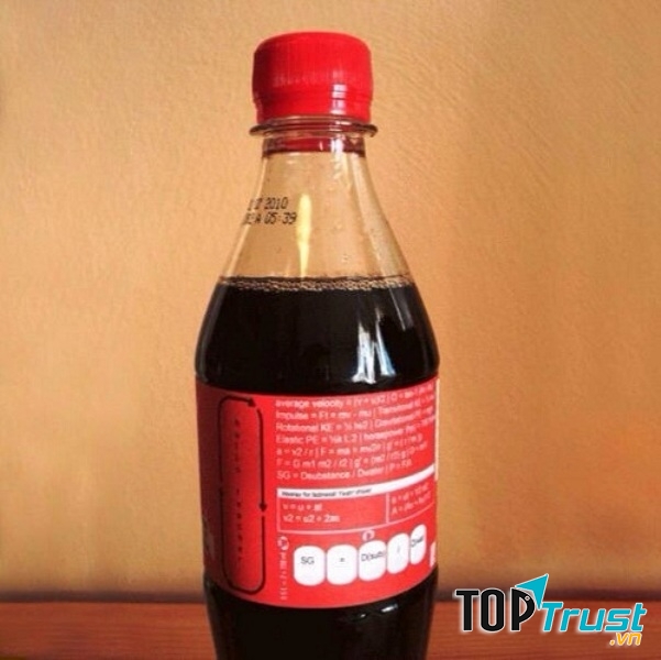 Ghi tài liệu lên bao bì chai nước