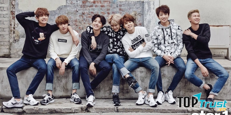 BTS đã giành chiến thắng ở hạng mục Top Social Artist Award tại lễ trao giải âm nhạc Billboard Music Award 5/2017