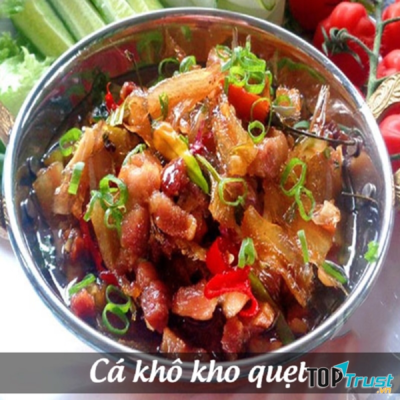 Cá khô kho quẹt