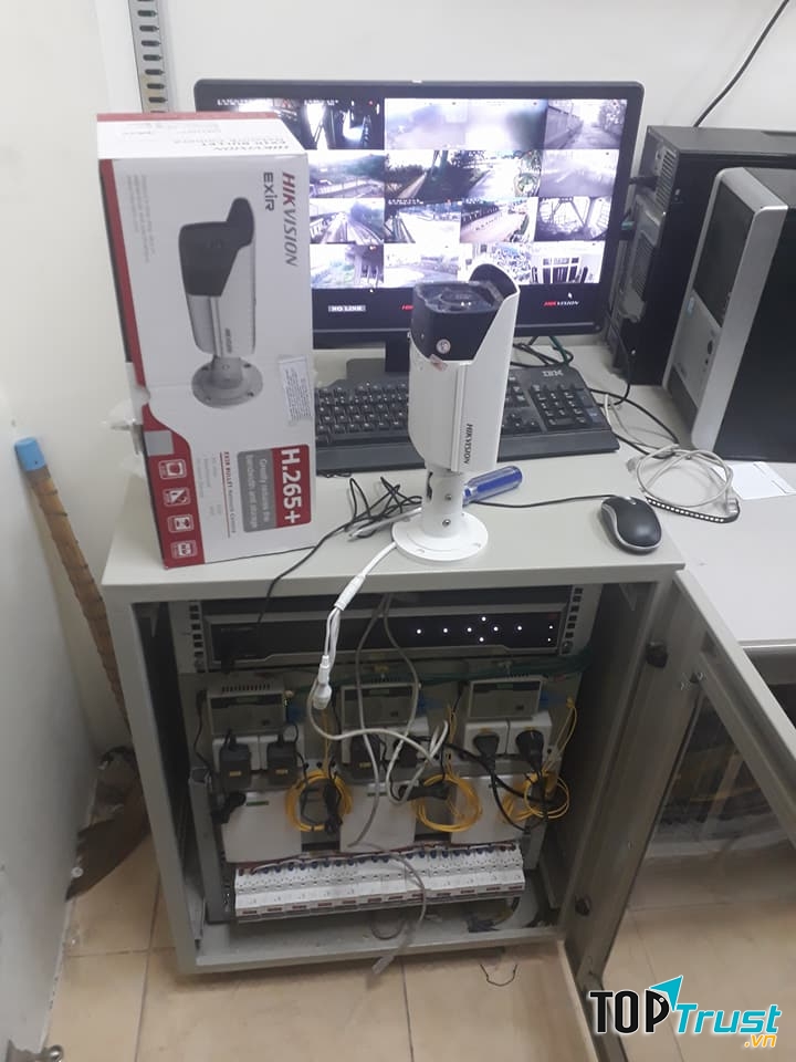 Thiết bị camera Ngọc Sâm lắp ở xi măng Nghi Sơn