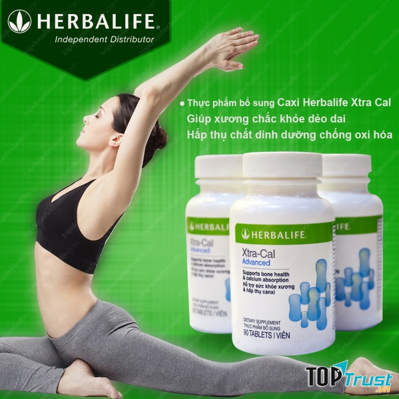 Xtra-cal Advanced bổ sung Canxi cao cấp từ Herbalife