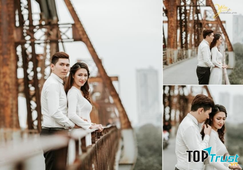 Ảnh chụp rại Cầu Long Biên -yeumedia.vn