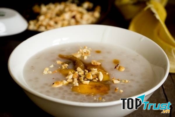 Chè chuối, nước cốt dừa