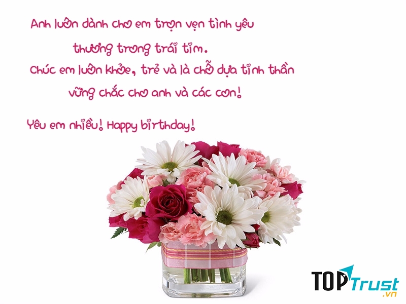 Mừng sinh nhật vợ yêu
