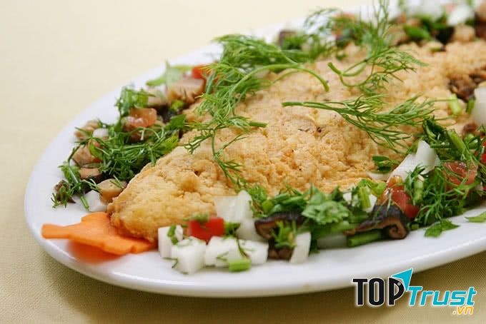 Cận cảnh món ăn Tại Cơm Chay Nàng Tấm