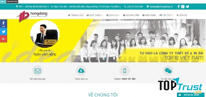 Công ty cổ phần in Hồng Đăng