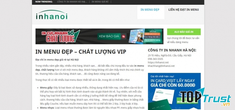 Công ty in Hà Nội