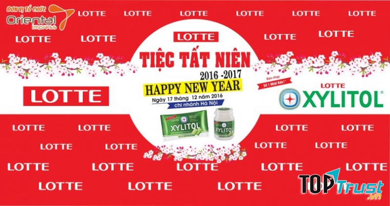 Mẫu thiết kế banner chuyên nghiệp cho công ty LOTTE