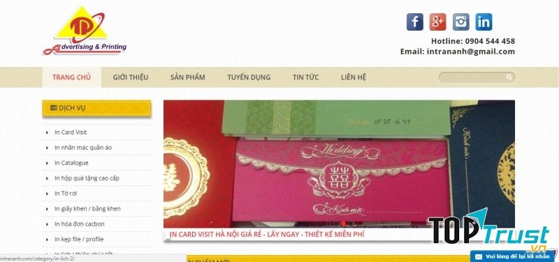 Công ty TNHH in Trần Anh