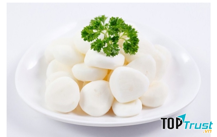 Củ cải trắng giàu chất sắt