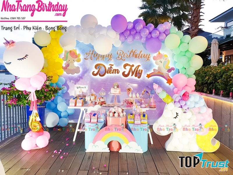Cửa hàng mua bán phụ kiện trang trí Sinh nhật, Thôi nôi đẹp giá rẻ tại Nha Trang