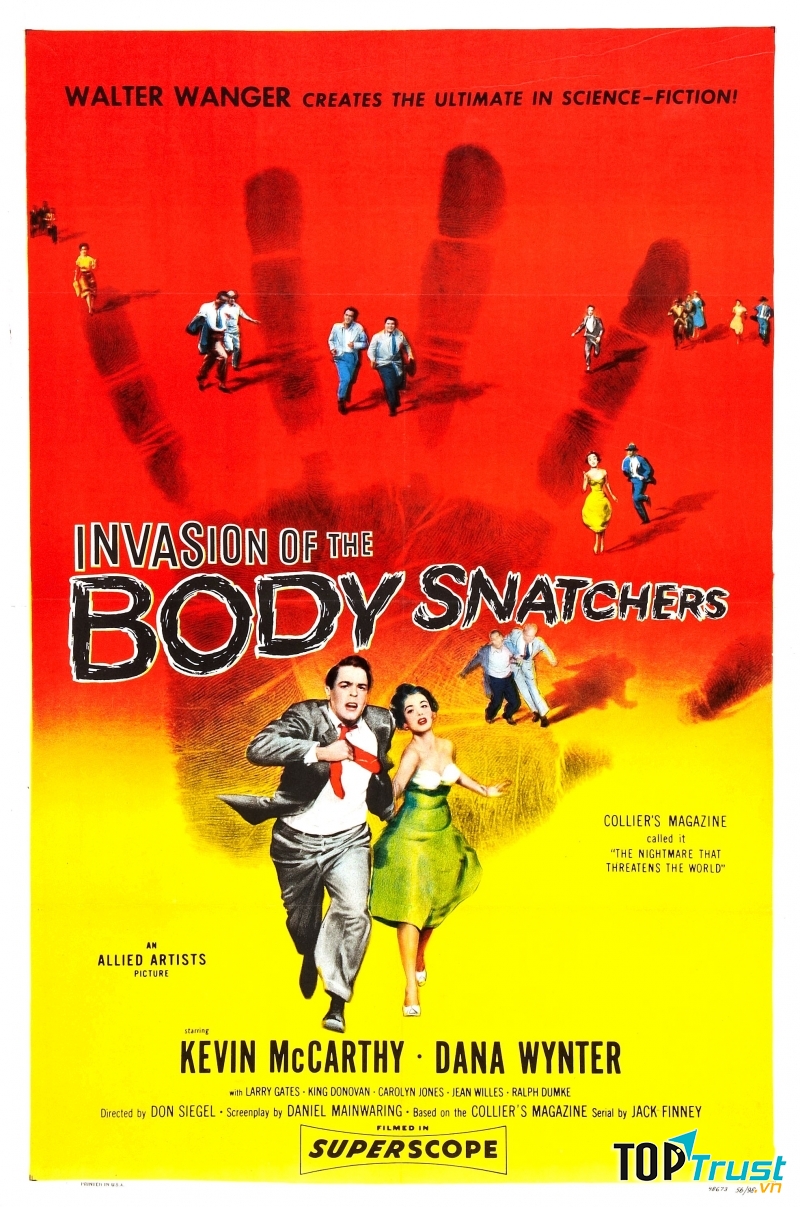 Poster phim Cuộc xâm lăng của người nhân bản năm 1956