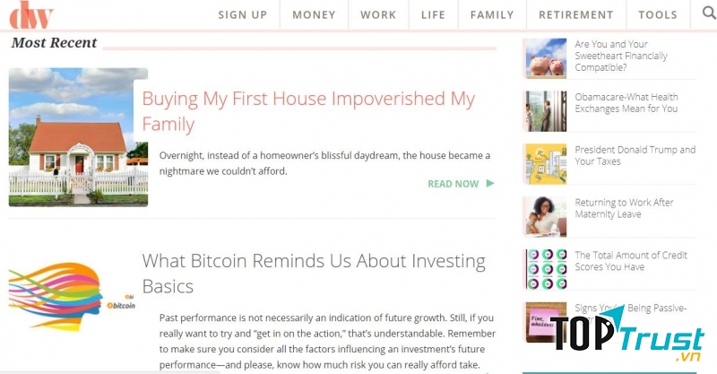 Website của Dailyworth