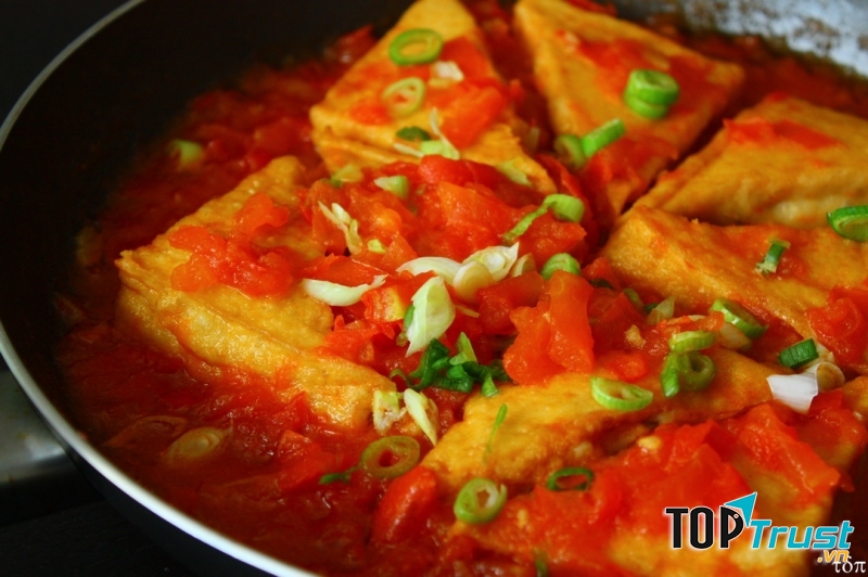 Đậu phụ sốt cà chua