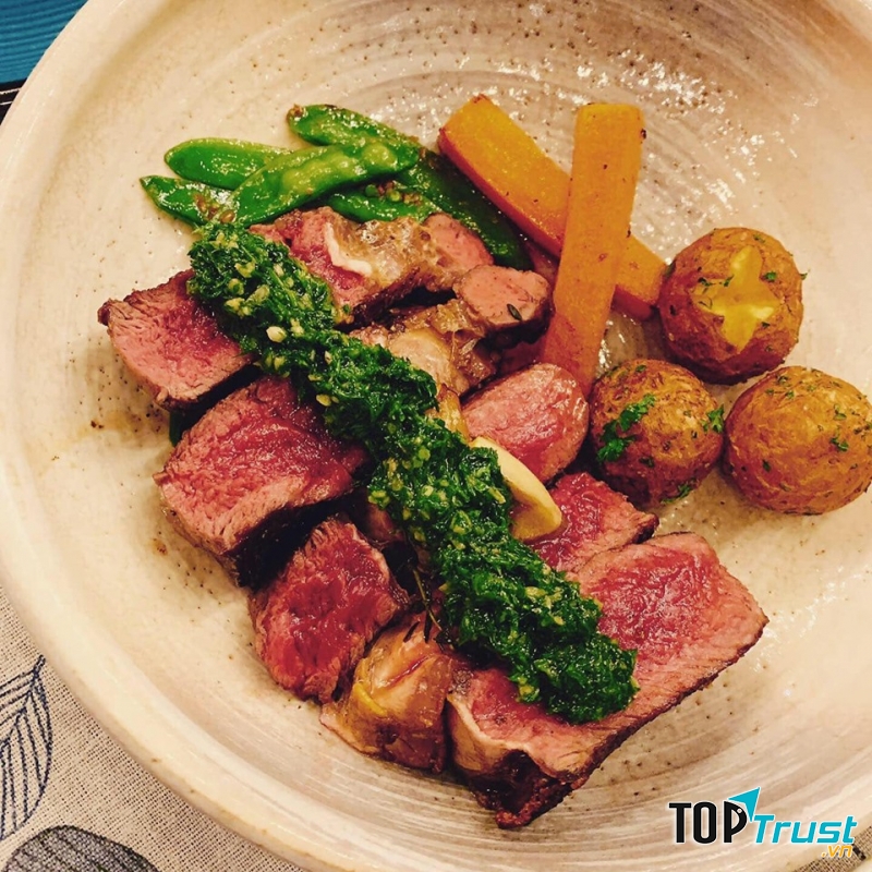 Món ăn ngon được chế biến và ướp rất hợp khẩu vị