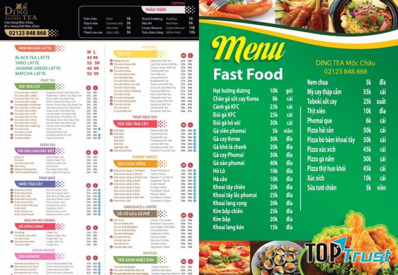 Giá cả của quán rất vừa túi tiền.