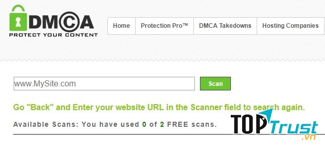 DMCA Scan