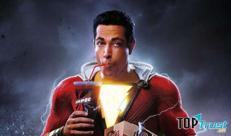 Hãy bắt đầu làm quen với hình ảnh hài hước của Shazam!