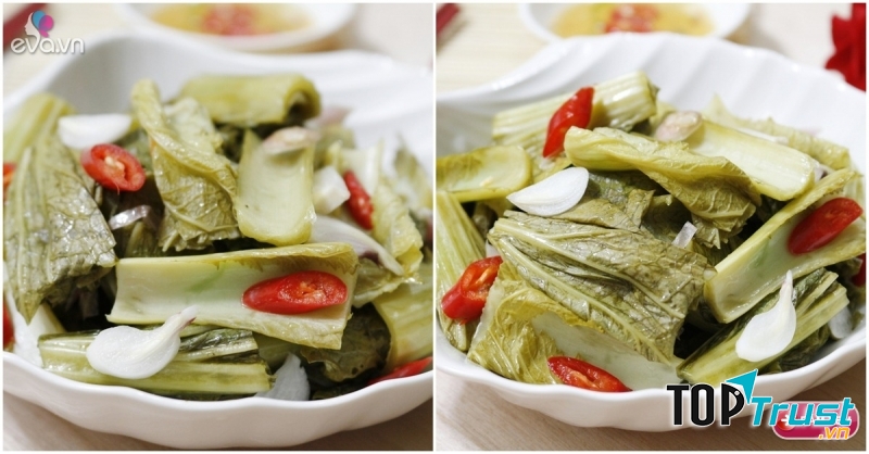 Món dưa cải thơm ngon có tác dụng giải ngán cho ngày Tết