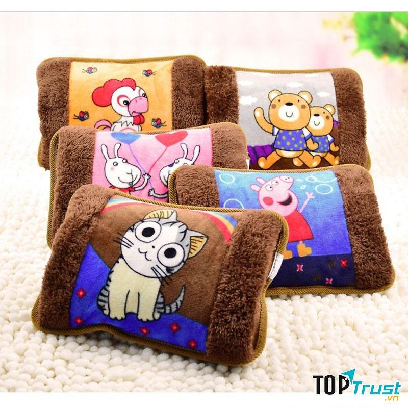 Túi sưởi với nhiều hình dạng và màu sắc