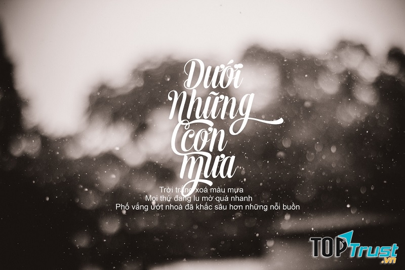 Chỉ mong những cơn mưa sẽ làm mờ đi những kỉ niệm