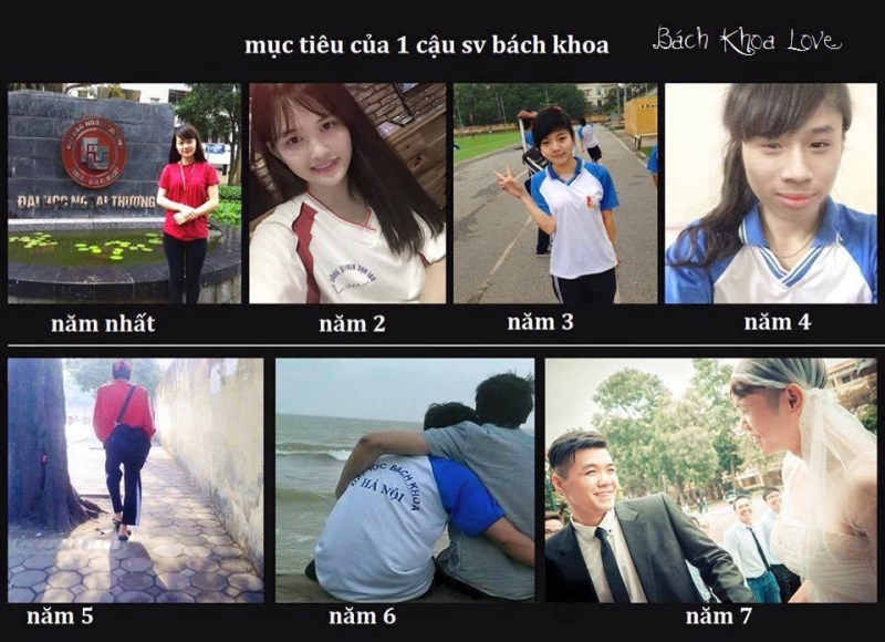 Mục tiêu tán gái của anh chàng Bách Khoa