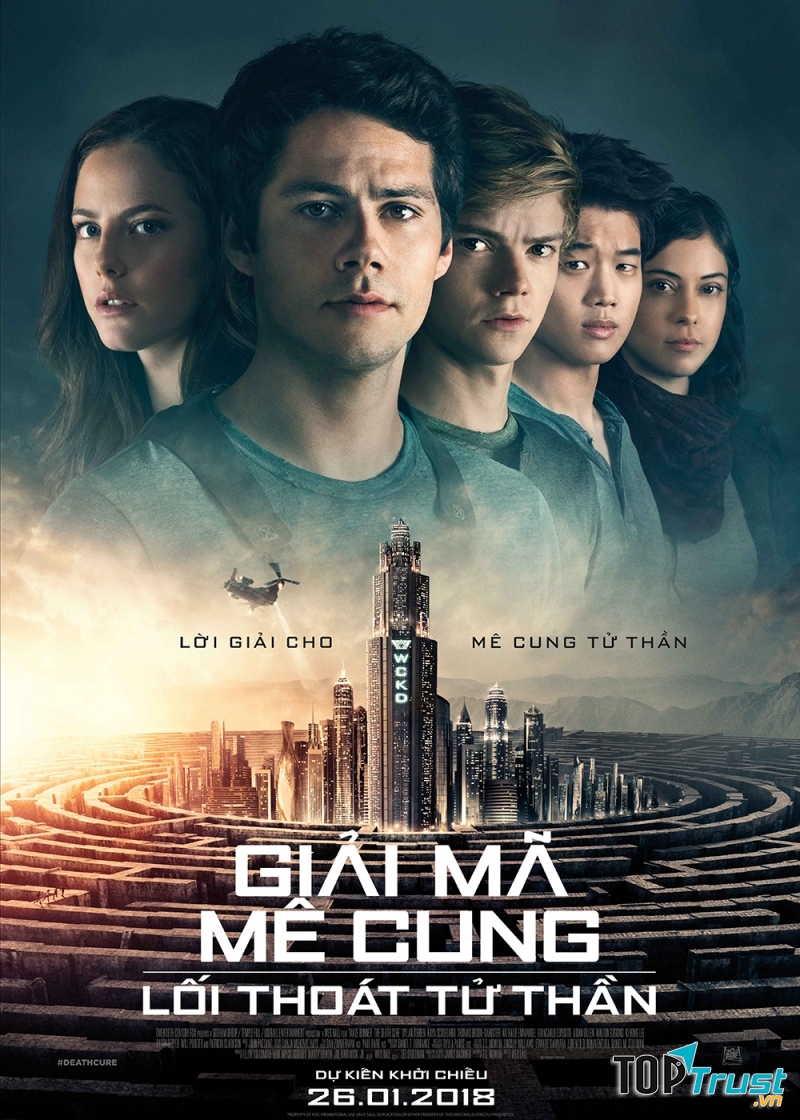 Poster Giải mã mê cung - Lối thoát tử thần