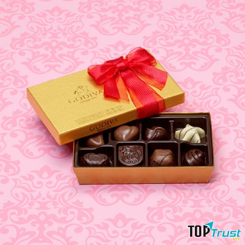 Phiên bản Valentine với giá gần 400.000VND cho 8 viên socola