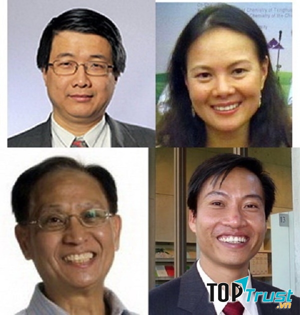 GS.TS Võ Văn Ánh là người bên trái của hàng thứ hai