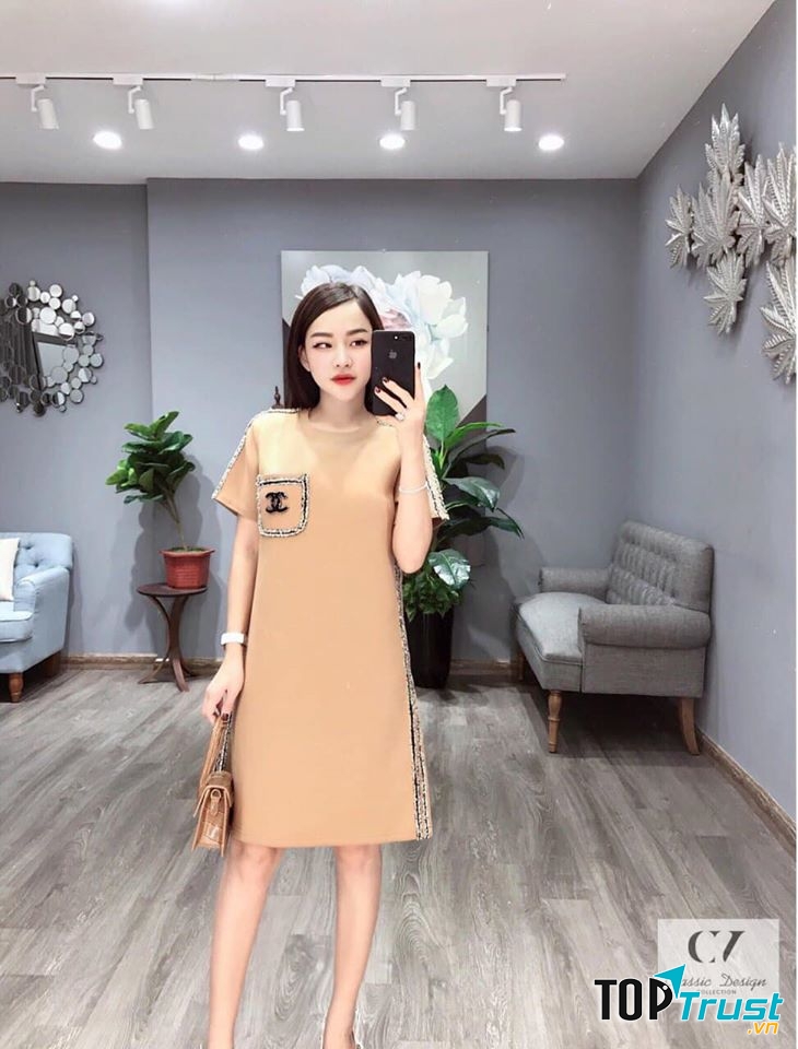 Váy xốp xuông tại Huyền Mizs