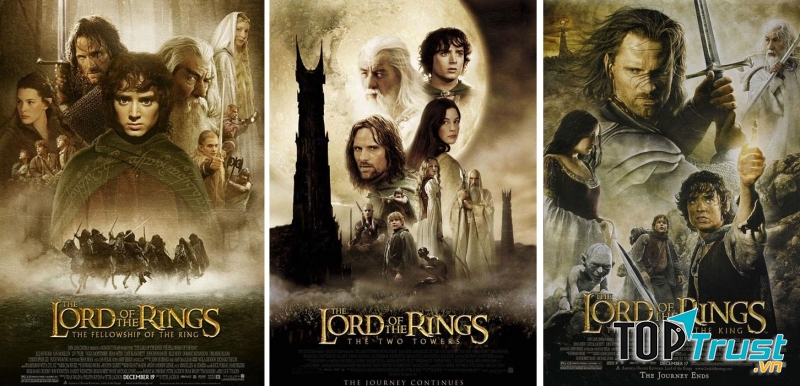 Bộ ba phim Chúa tể những chiếc nhẫn đã giành được tổng cộng 17 giải Oscar