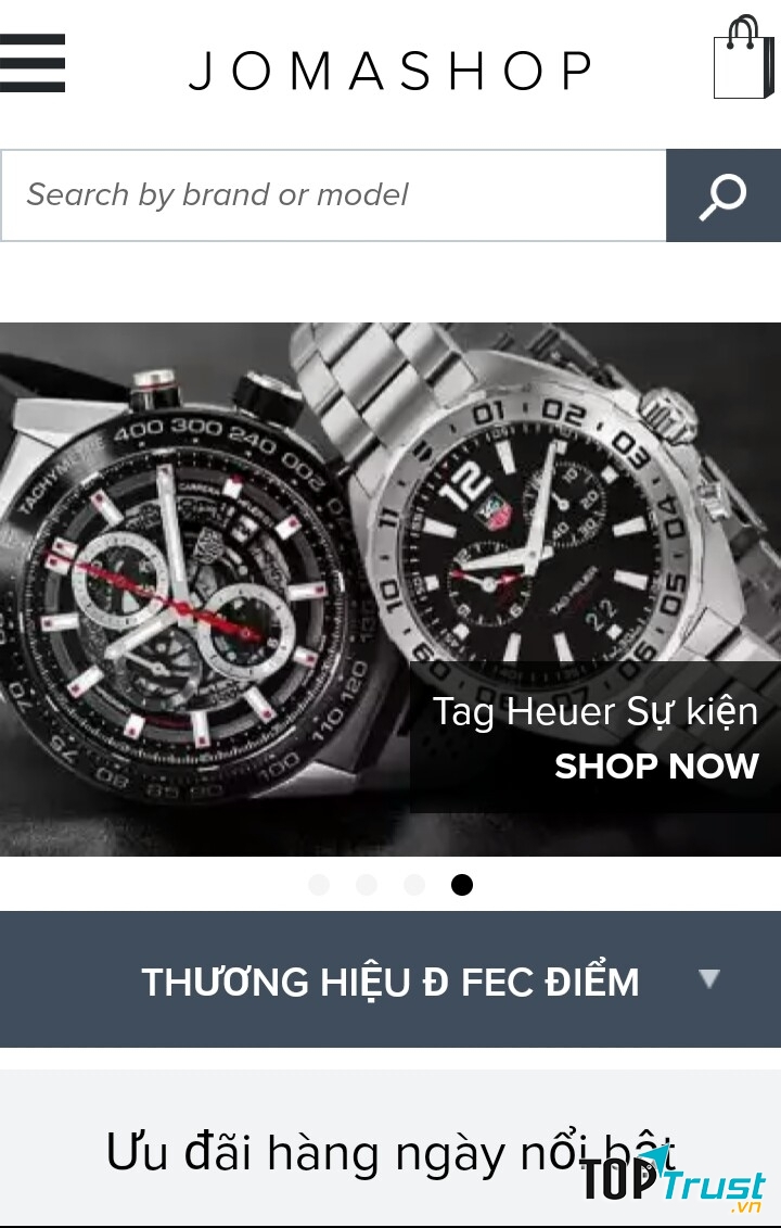 Trang web bán hàng uy tín ở Mỹ JOMASHOP.