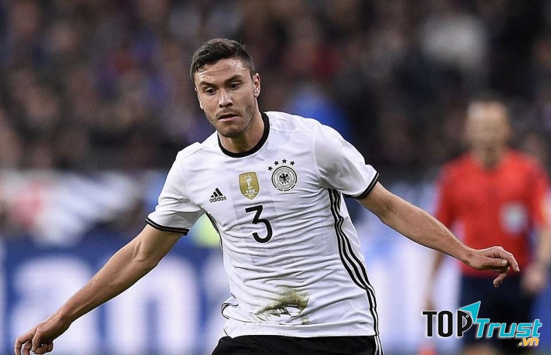 Jonas Hector thi đấu cho đội tuyển Đức