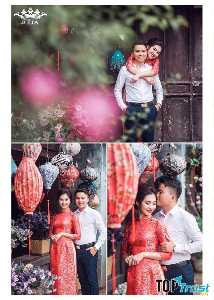 Julia Wedding VN sở hữu bộ sưu tập áo dài đẹp, phong phú