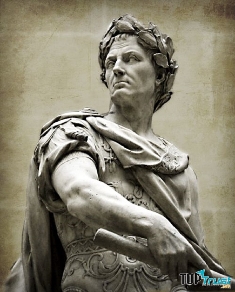 Chân dung danh tướng Julius Cesar.