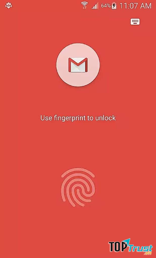 Khóa ứng dụng bằng vân tay