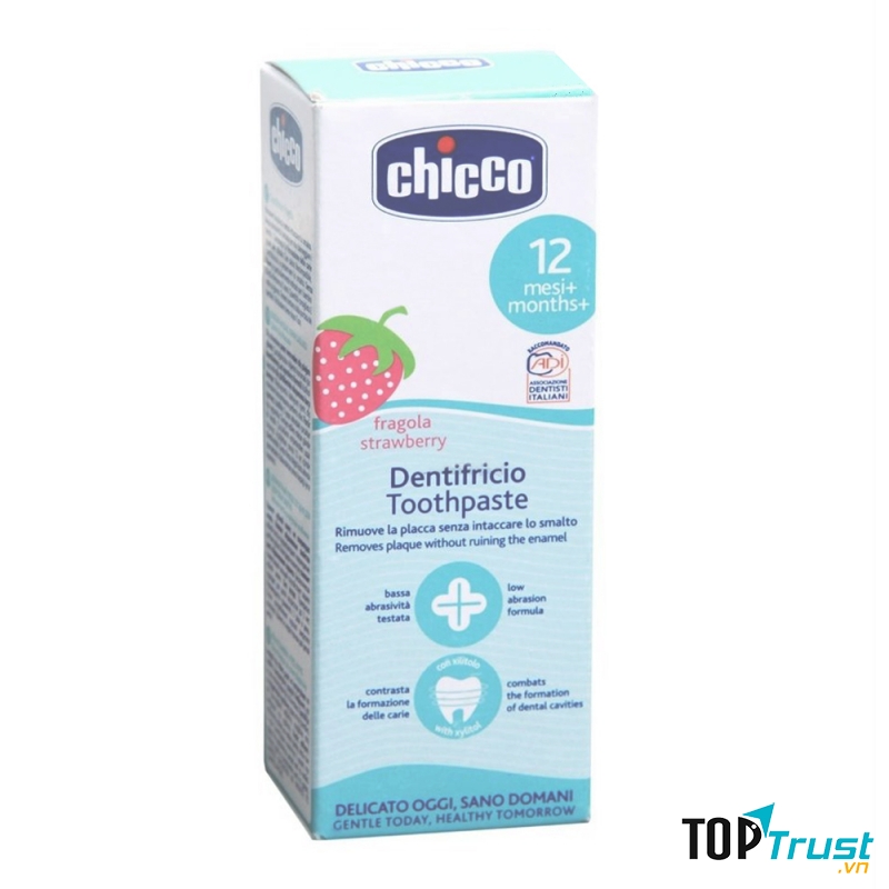 ﻿﻿Kem đánh răng hương dâu Chicco