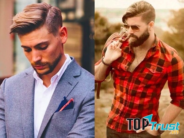 Kiểu tóc Side part thanh lịch