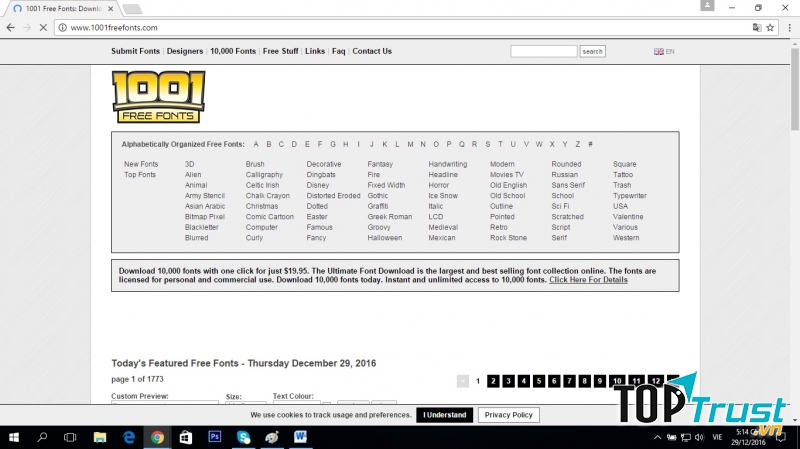 Đây là giao diện chính của website
