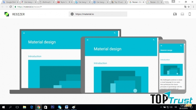 Đây là giao diện chính của website
