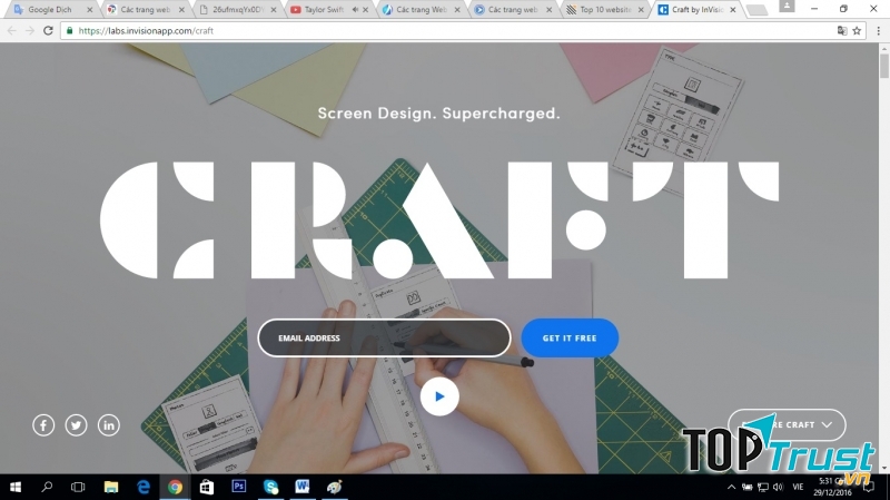 Đây là giao diện chính của website