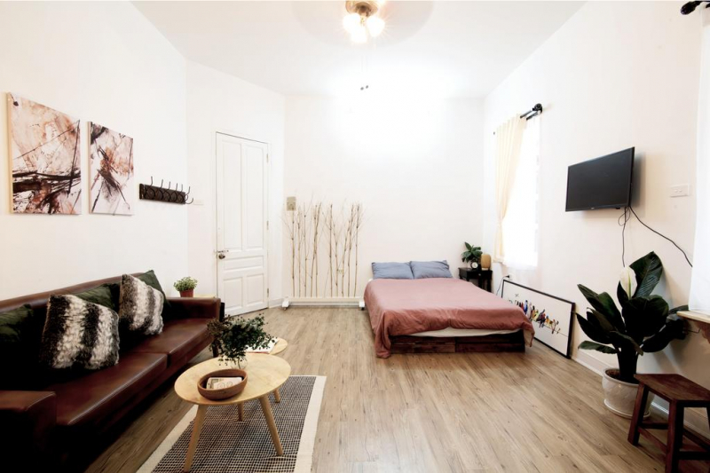 không gian của Lacaito Homestay như thể bước ra từ những căn hộ Châu Âu thấy trong các tạp chí