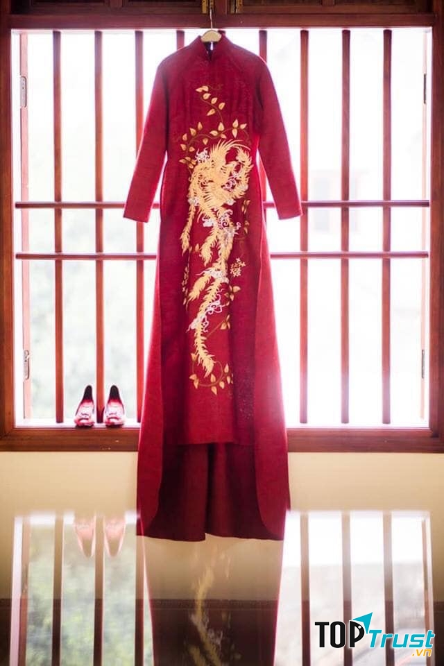 Mẫu áo dài cưới tại Lin House