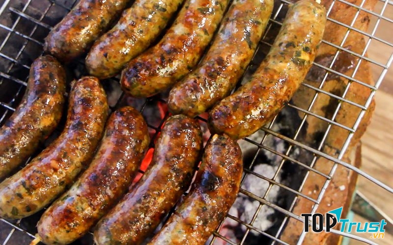 Lòng dồi nướng