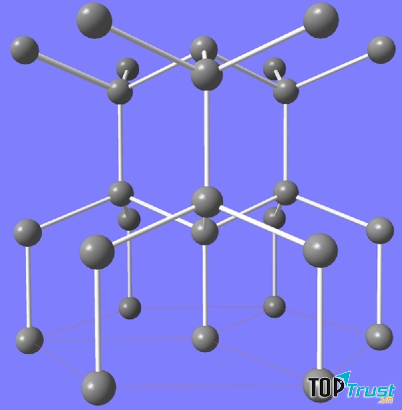 Cấu trúc của Lonsdaleite