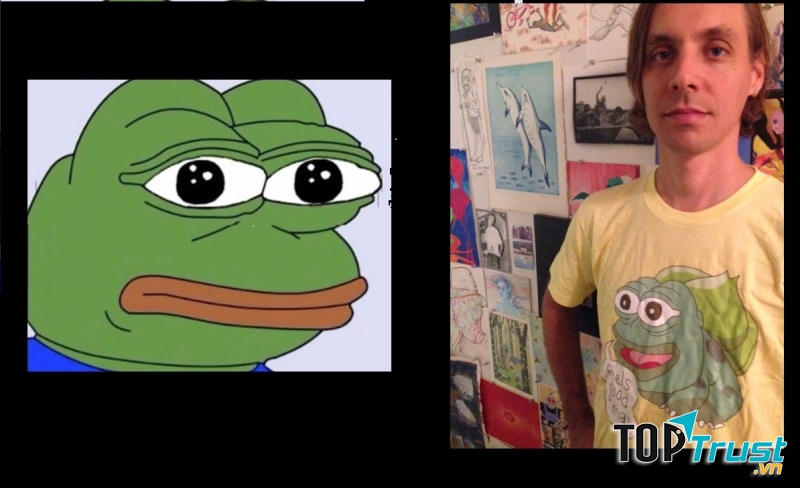 Matt Furie và nhân vật Pepe the Frog nổi tiếng của anh